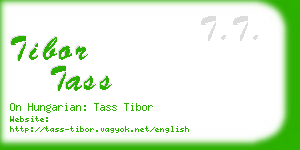 tibor tass business card